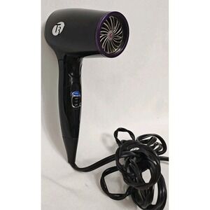T3 Featherweight Compact Travel Hair Dryer Model‎ 76850 Folding Black Tested